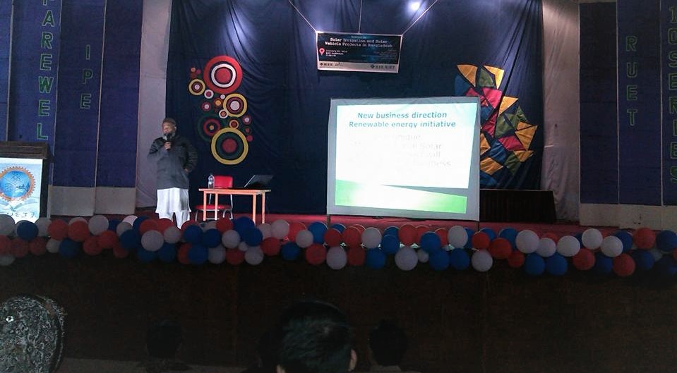 Solar Irrigation and Solar Vehicle Projects in BD