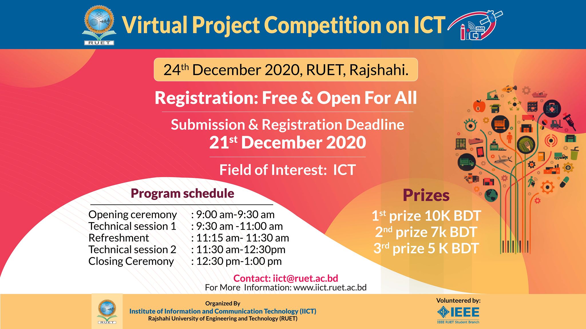 Virtual Project Competition on ICT